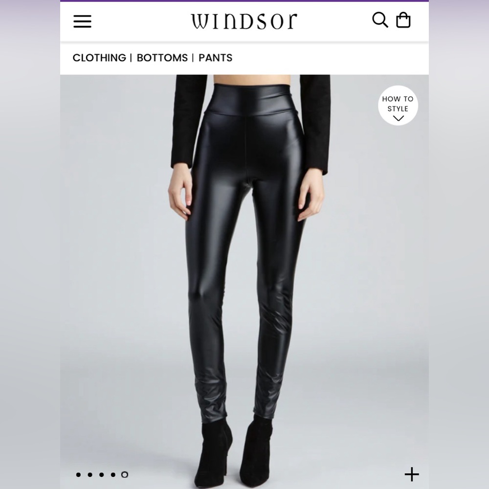 Windsor Faux Leather Leggings